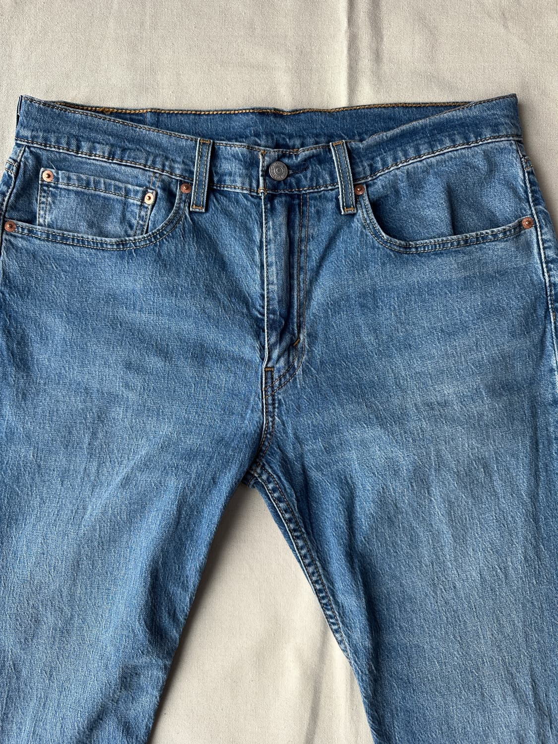 리바이스 502 테이퍼드 데님팬츠 연청 34 상품이미지2