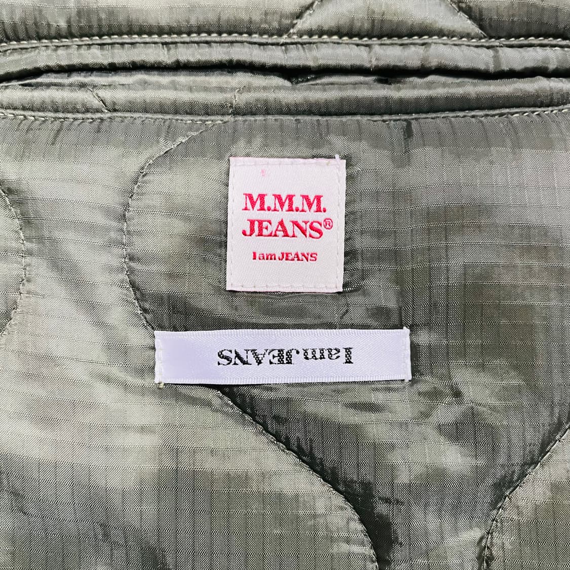 엠엠엠 진스 필드 퀄팅 라이너 카키 러브 자켓 상품이미지7