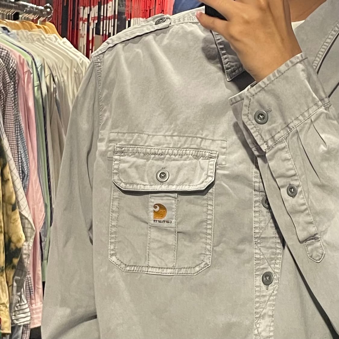 [IM] carhartt 칼하트 그레이  긴팔셔츠 상품이미지6