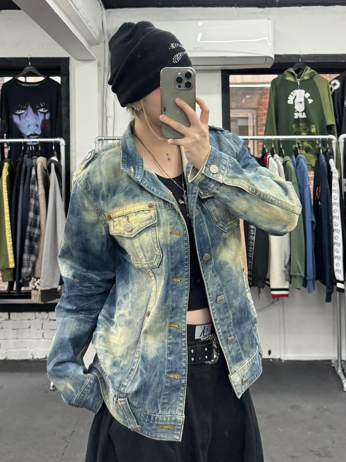 VTG 워시드 데님자켓 상품이미지2