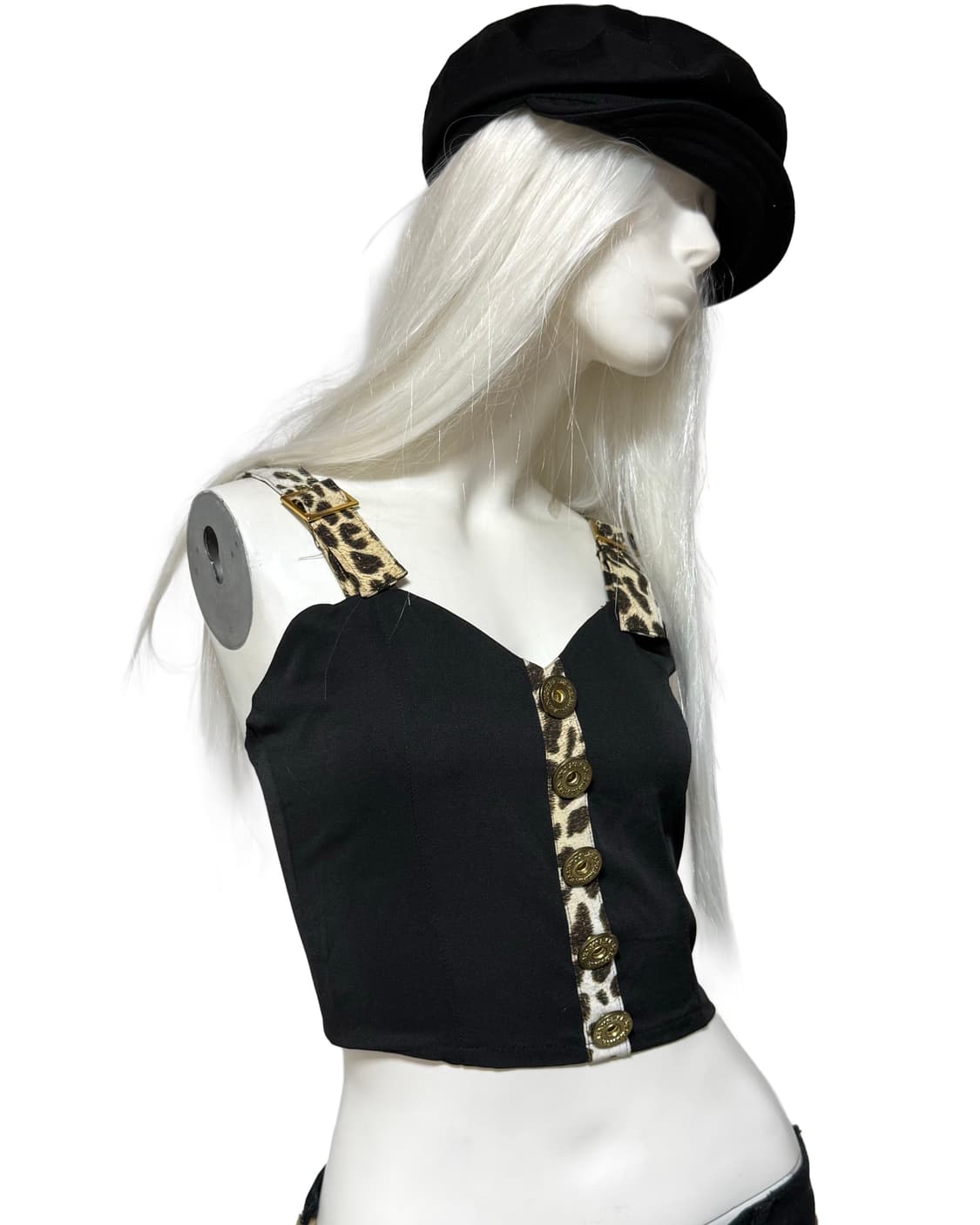 D.i.a 다이아 갸루 호피 슬리브리스 상품이미지2