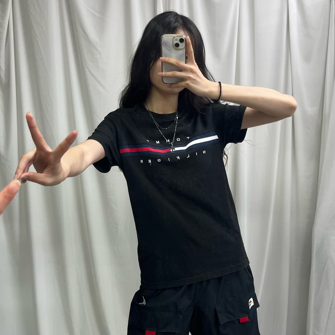 Tommyhilfiger black T-shirts 상품이미지1