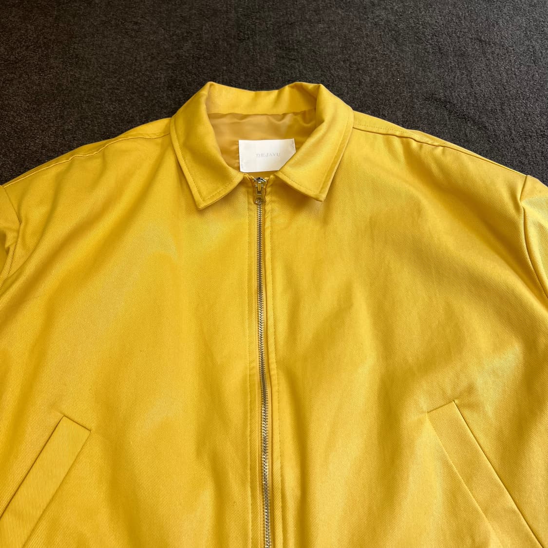 DEJAVU 옐로우 봄버 자켓 상품이미지2