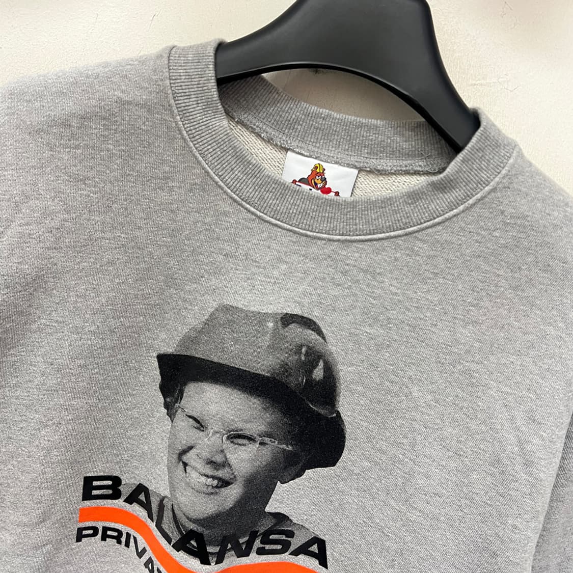 발란사 x 비어커 프라이빗 오피스 스웻 맨투맨 M 상품이미지4