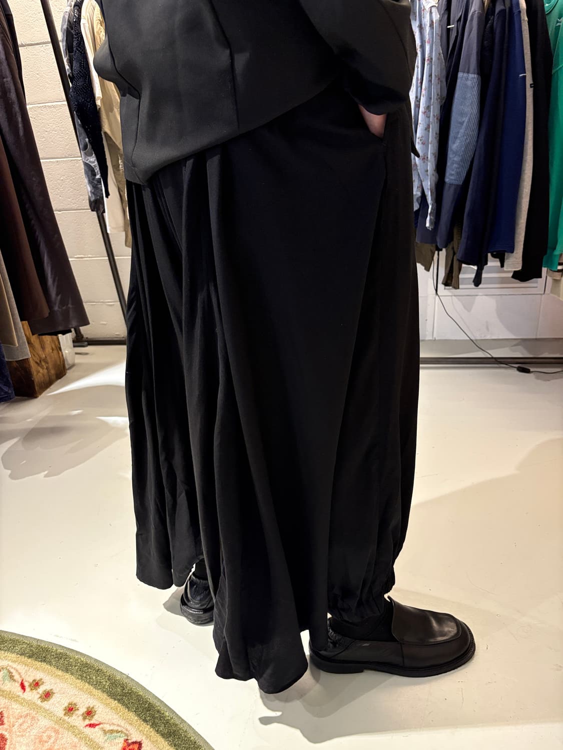 26ss yohji yamamoto pour homme 카라스 팬츠 상품이미지7
