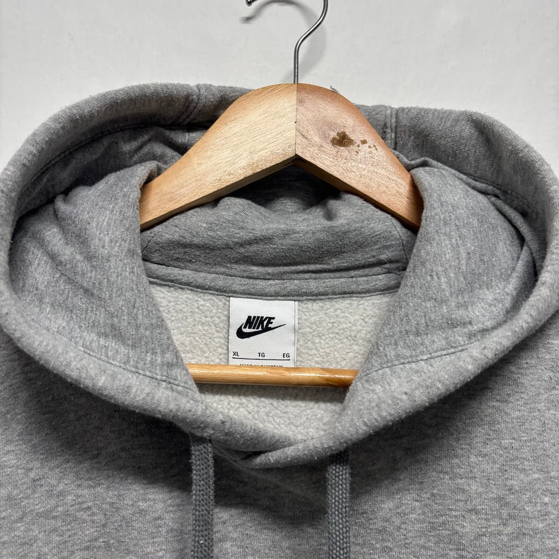 나이키 에어포스1 그레이 후드티 상품이미지3