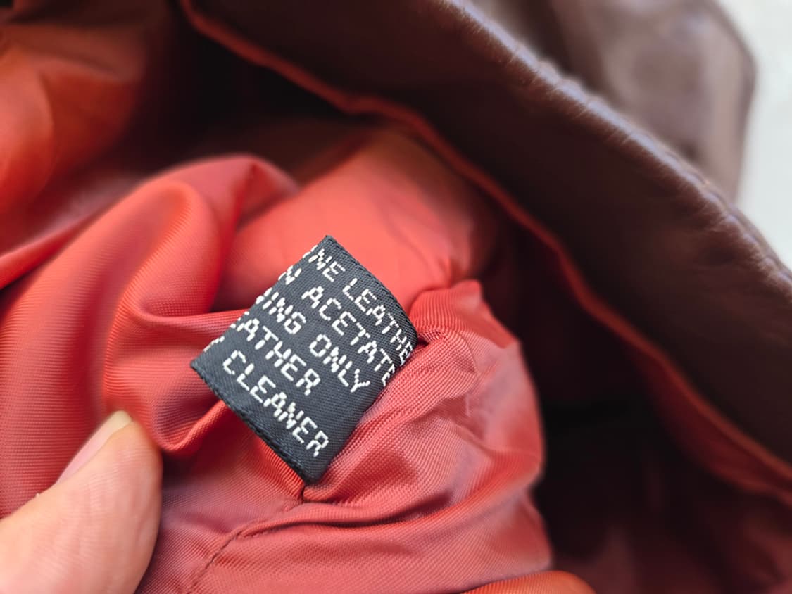 80-90s 한국산 빈티지 가죽 자켓 상품이미지7