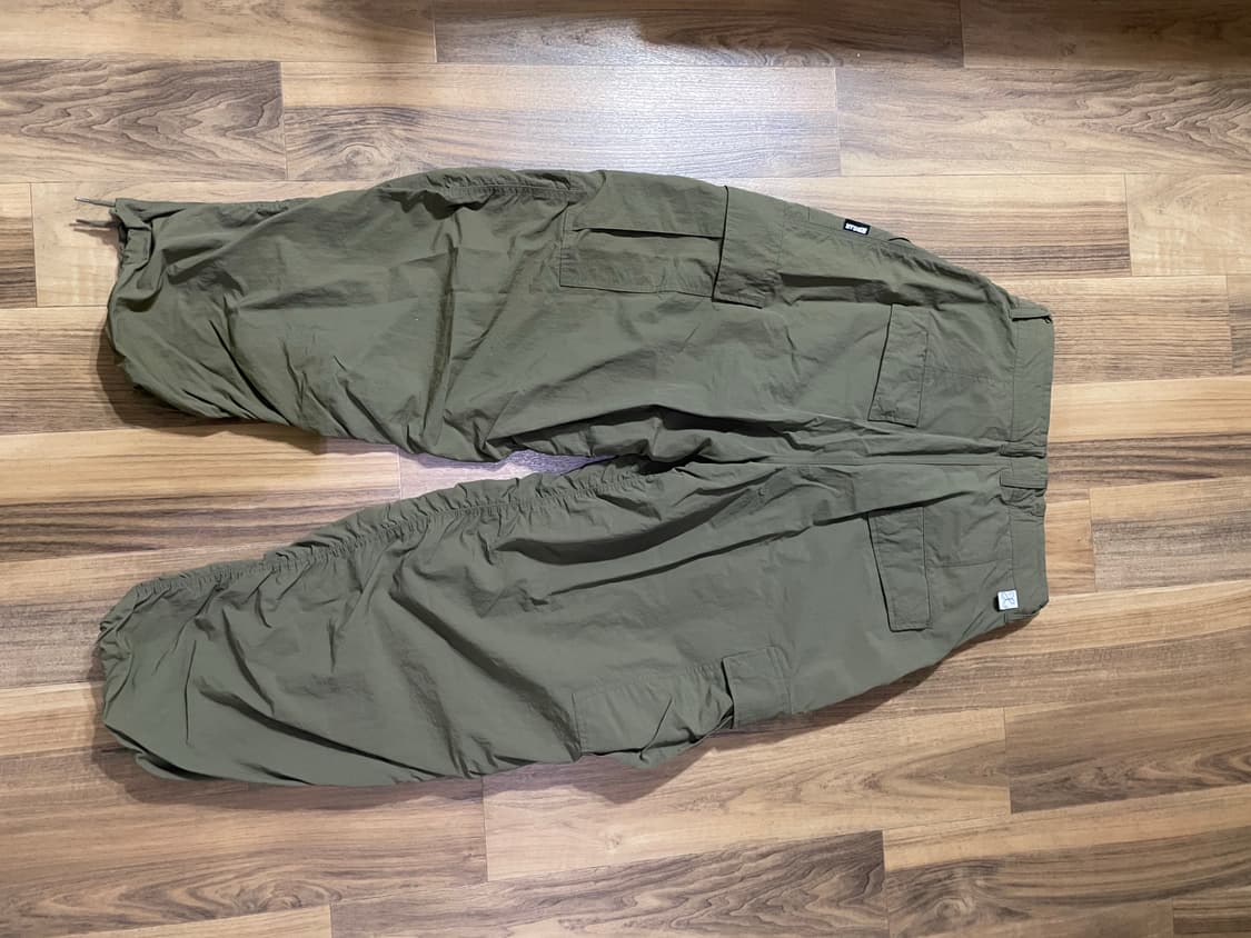 엑스톤즈 XP127 셔링 카고 팬츠 (KHAKI) 상품이미지3