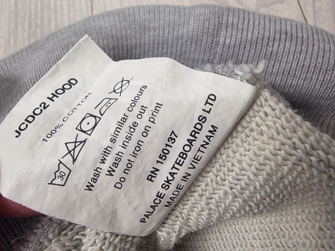 팔라스 JCDC2 후드 그레이 멀 XL Palace JCDC2 XL 상품이미지4