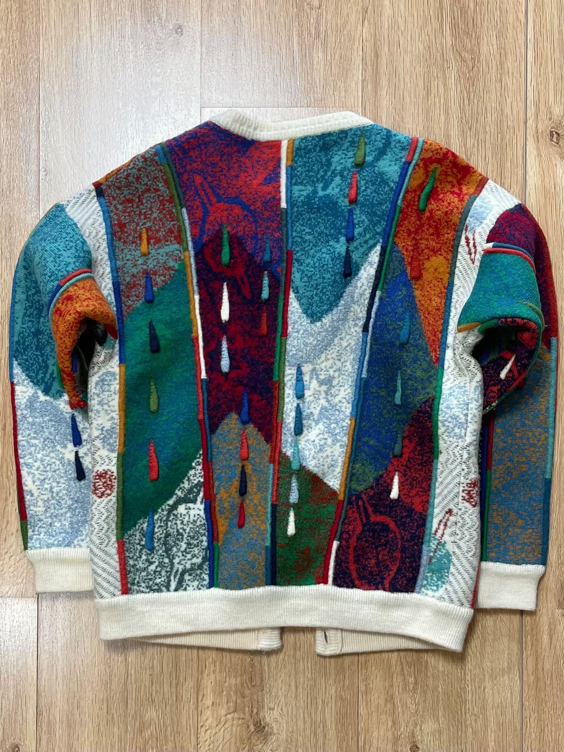 국내 유일 Made 호주 게쿠 geccu 빈티지 입체 케이블 니트 가디건 상품이미지2