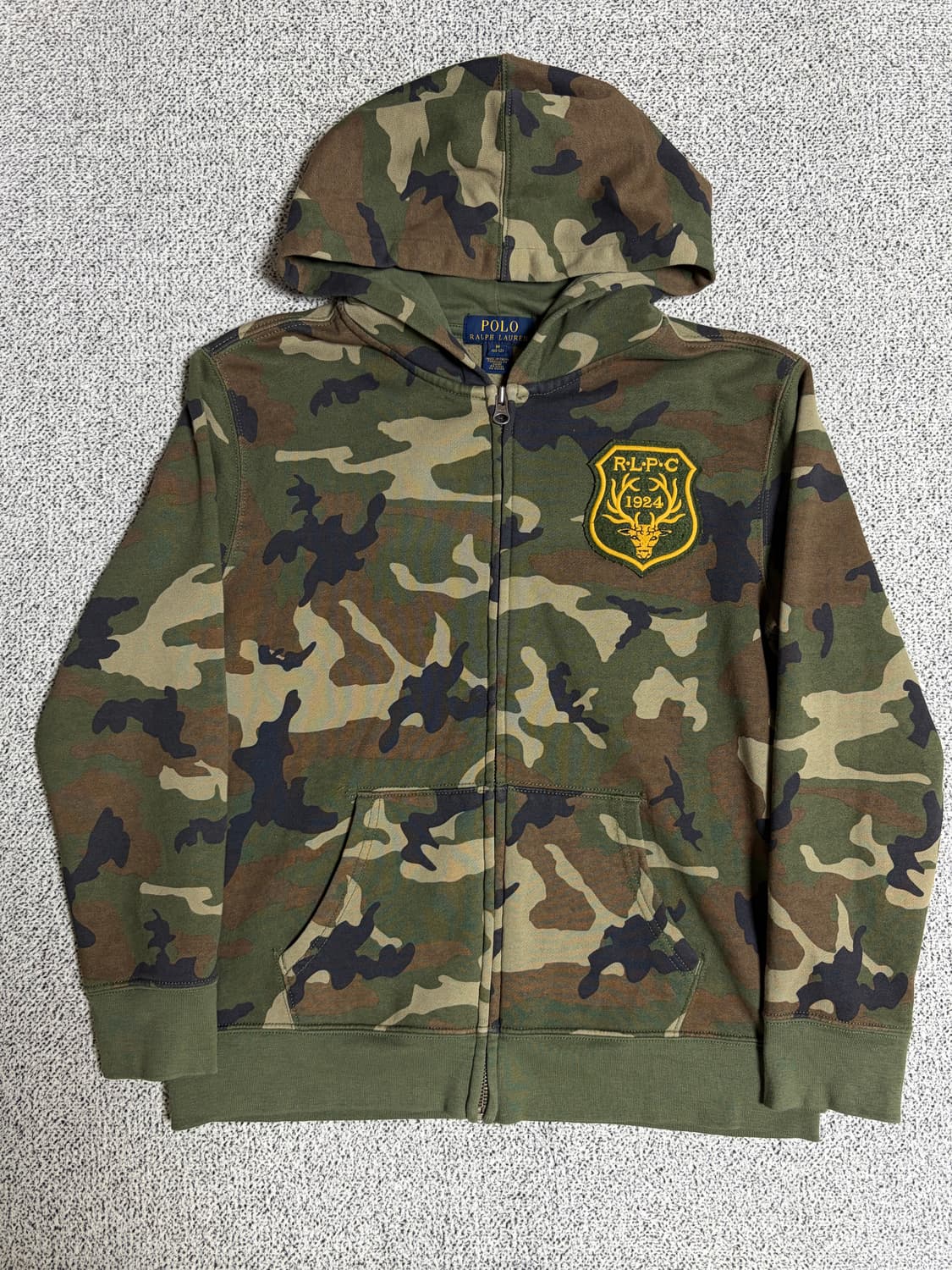 폴로 랄프로렌 카모 후드집업 상품이미지2