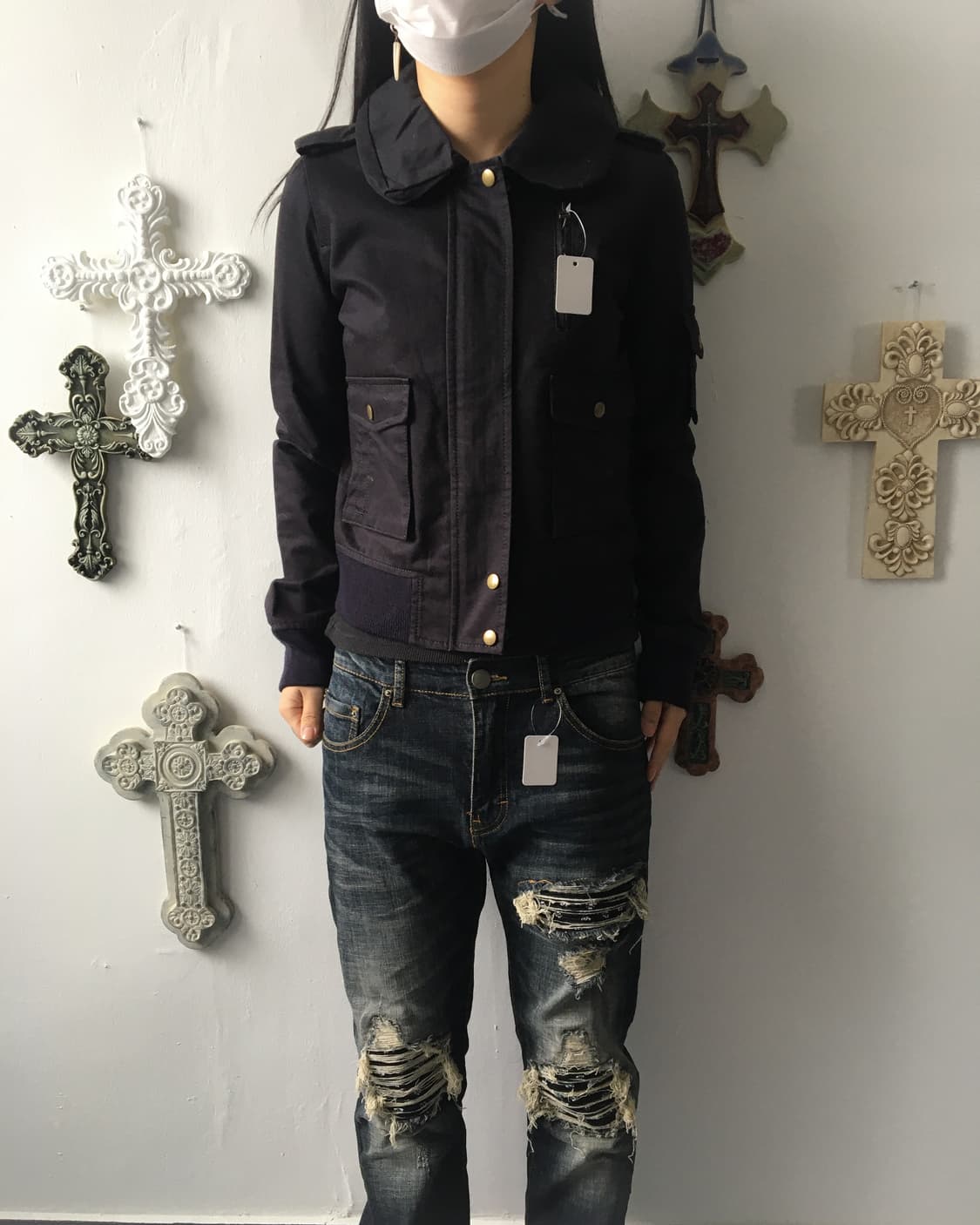 Collar point jacket 상품이미지1