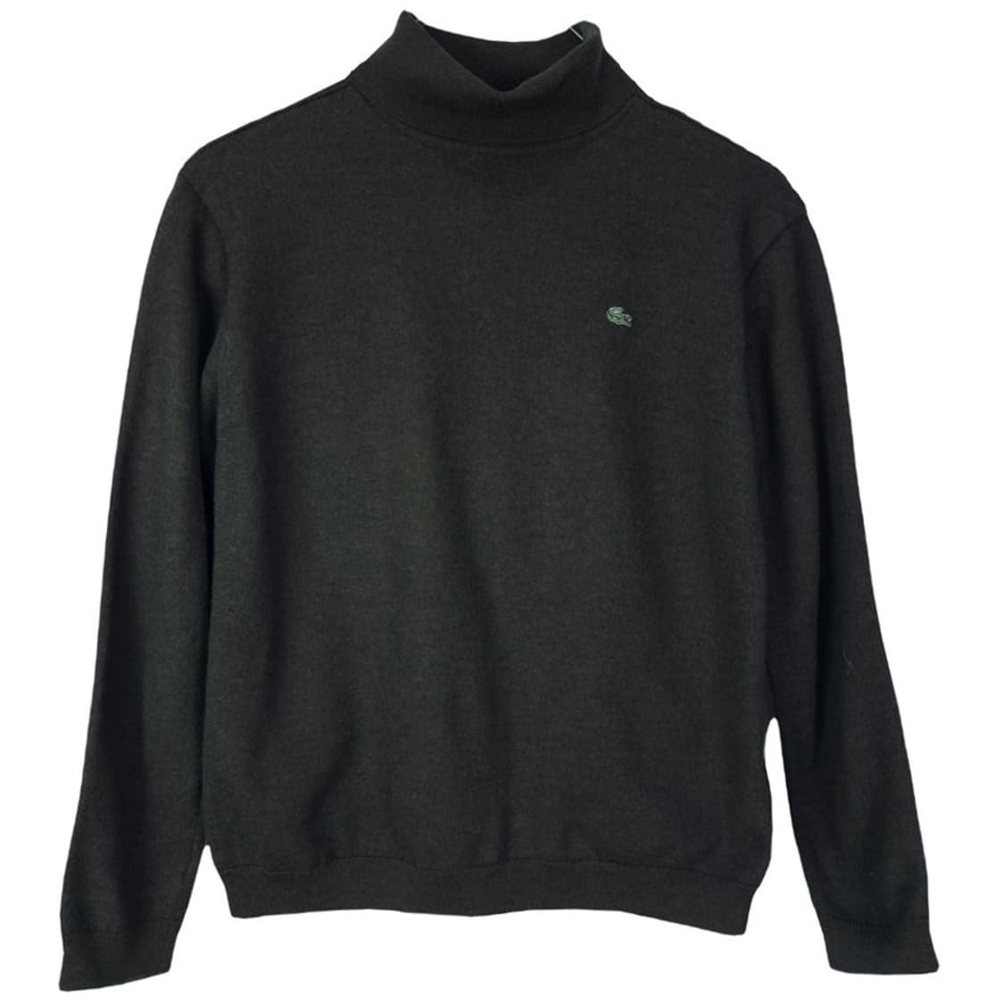 [라코스테] 로고 패치 울 목폴라 터틀낵 니트 브라운 M18110 상품이미지2
