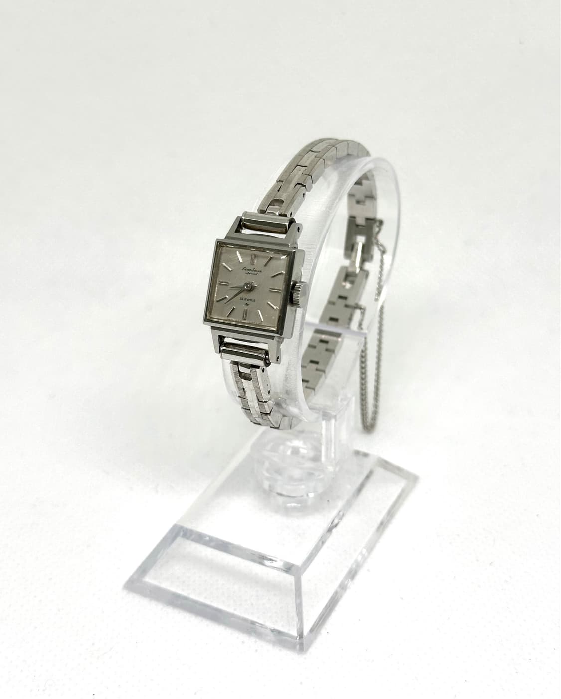 세이코(SEIKO) 빈티지 사각 여성용 메탈 시계 상품이미지1