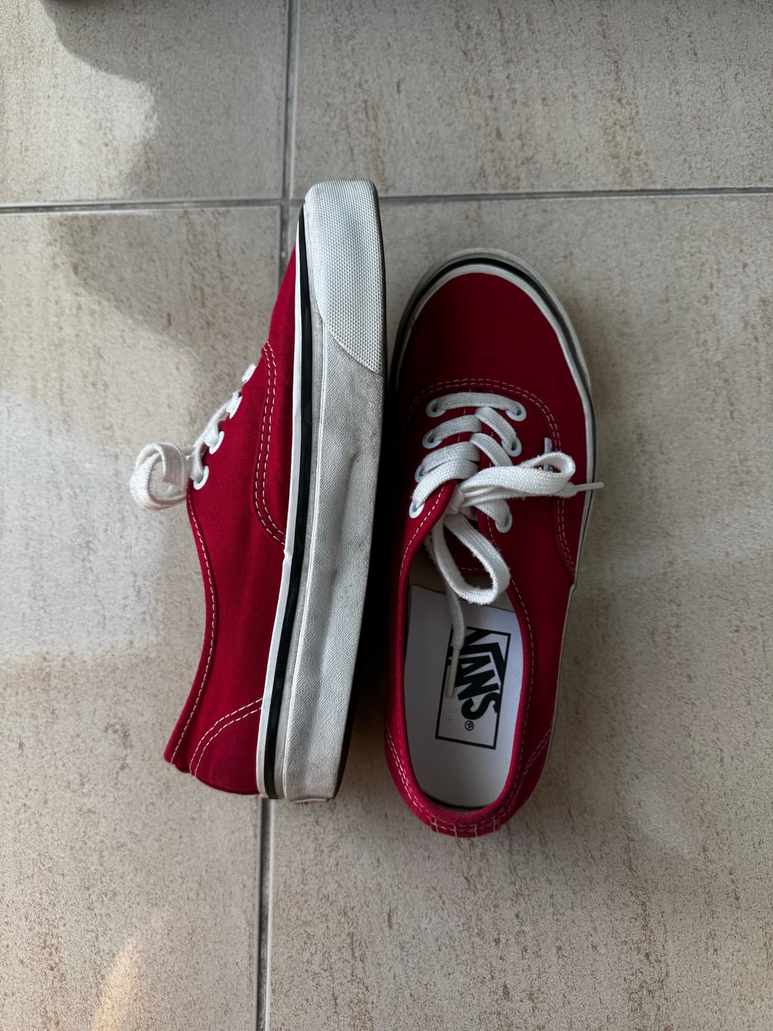 반스 어센틱 44 DX 애너하임 팩토리 레이싱 레드 상품이미지3