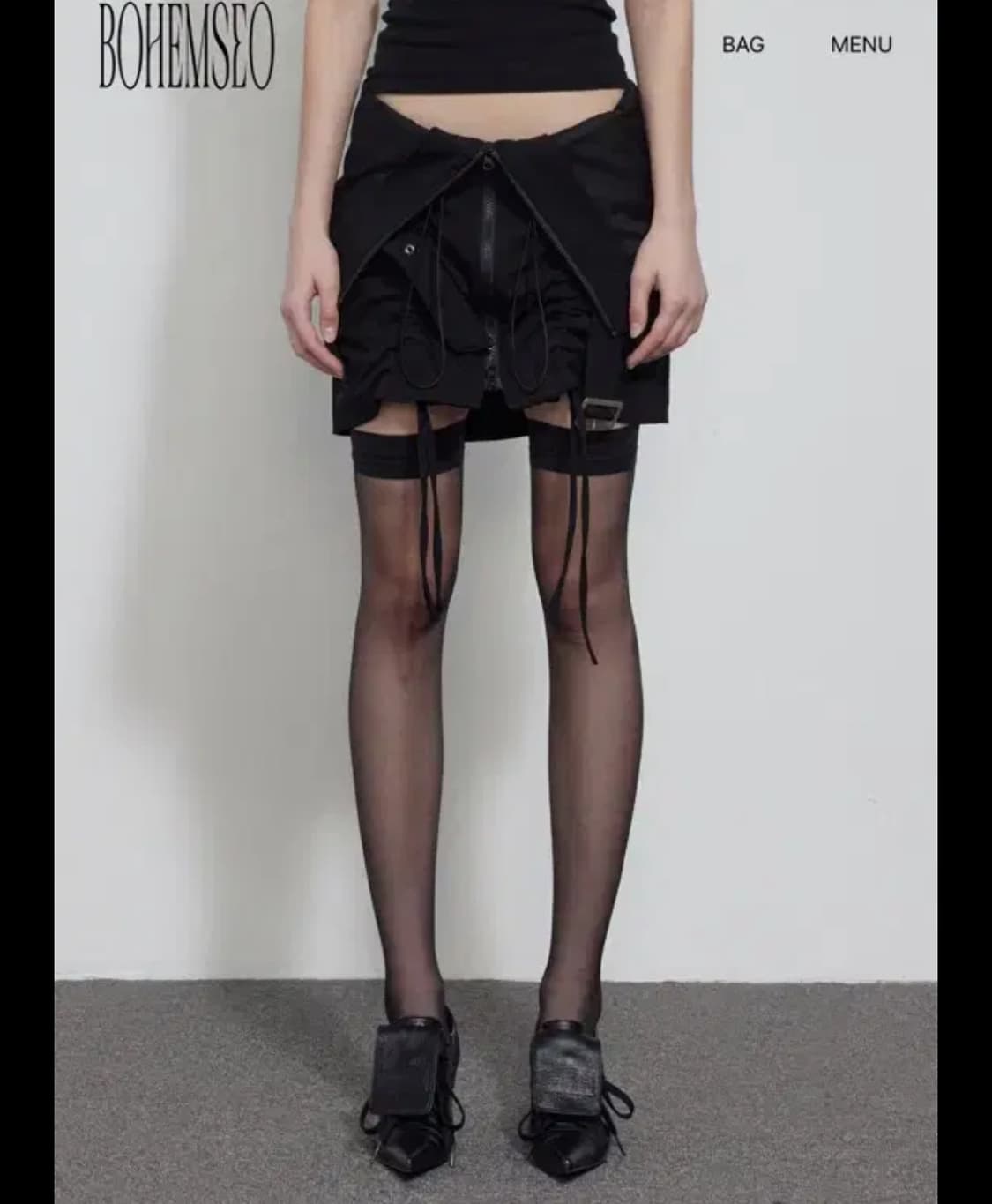 보헤미안서울 MULTI-WAY UTILITY SKIRT, 상품이미지1