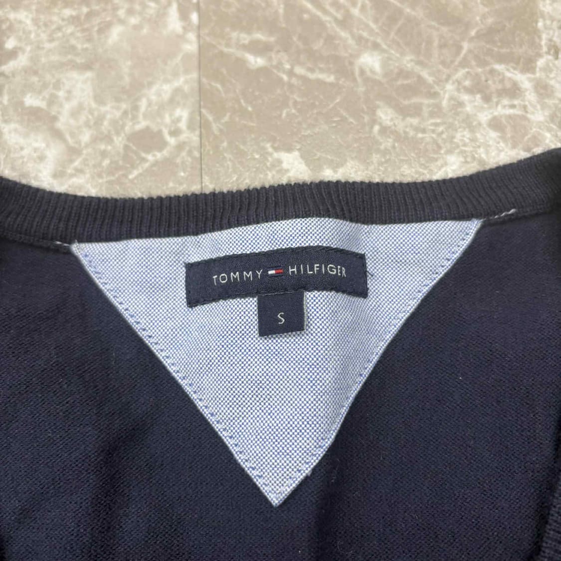 타미힐피거 걸즈 피마 코튼 브이넥 니트(S) 상품이미지4