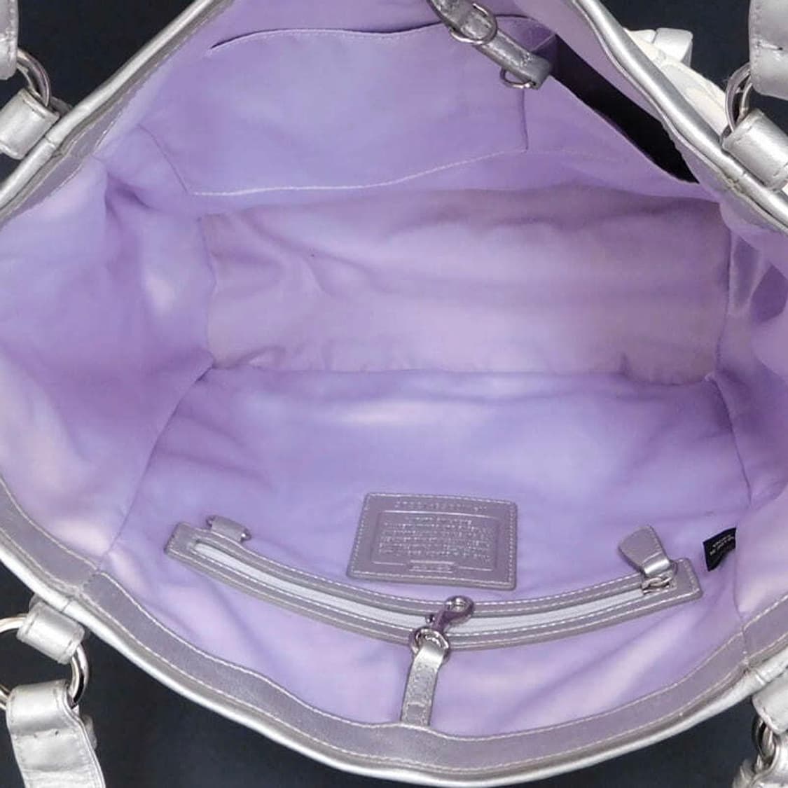 코치 실버 y2k 토트백 숄더백  상품이미지5