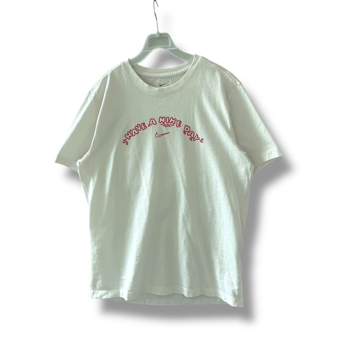 [L] 나이키 화이트 반팔 상품이미지3