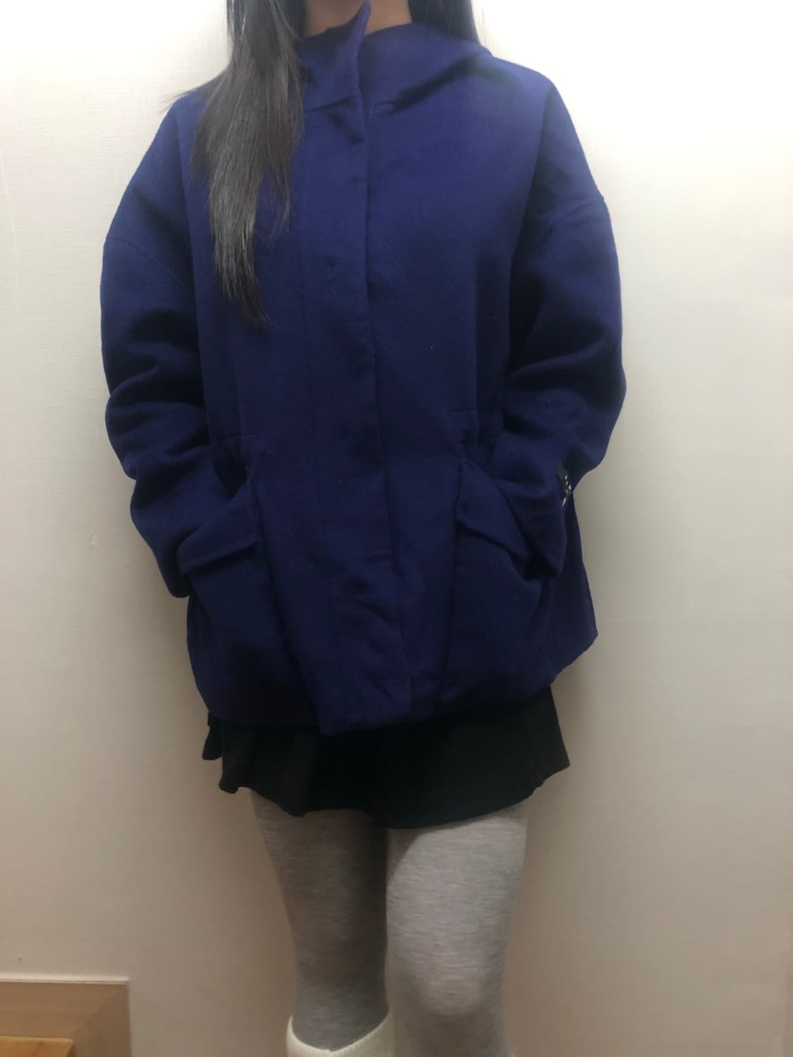 빈티지 칼 라거펠트 퍼플 핸드메이드 코트 상품이미지5