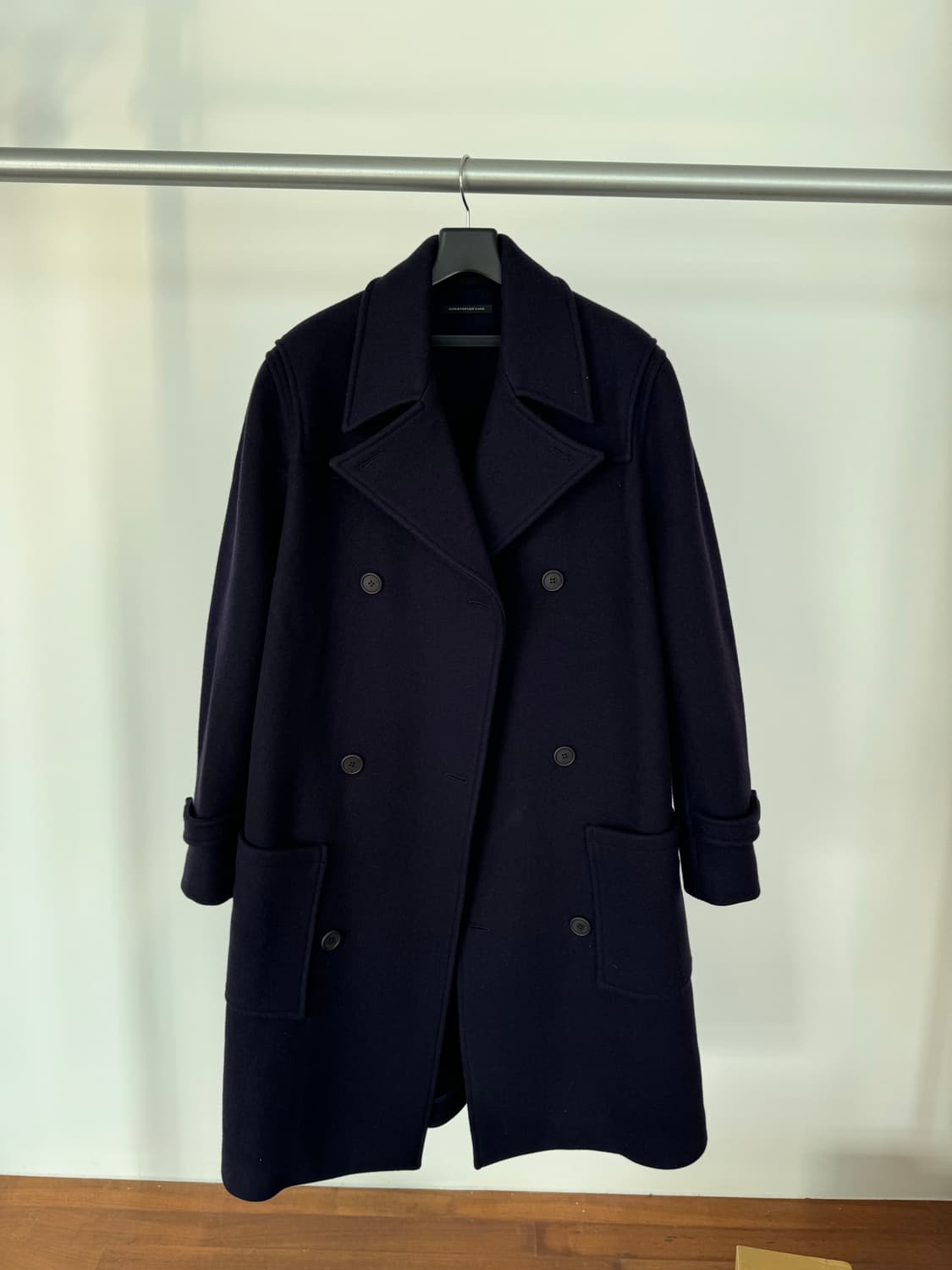 [S] Christopher Kane 크리스토퍼 케인 롱 코트 네이비 상품이미지1