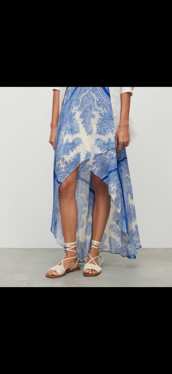 올세인츠 슬비나 라파엘라 스커트 / 언발란스 비대칭 스커트 상품이미지2