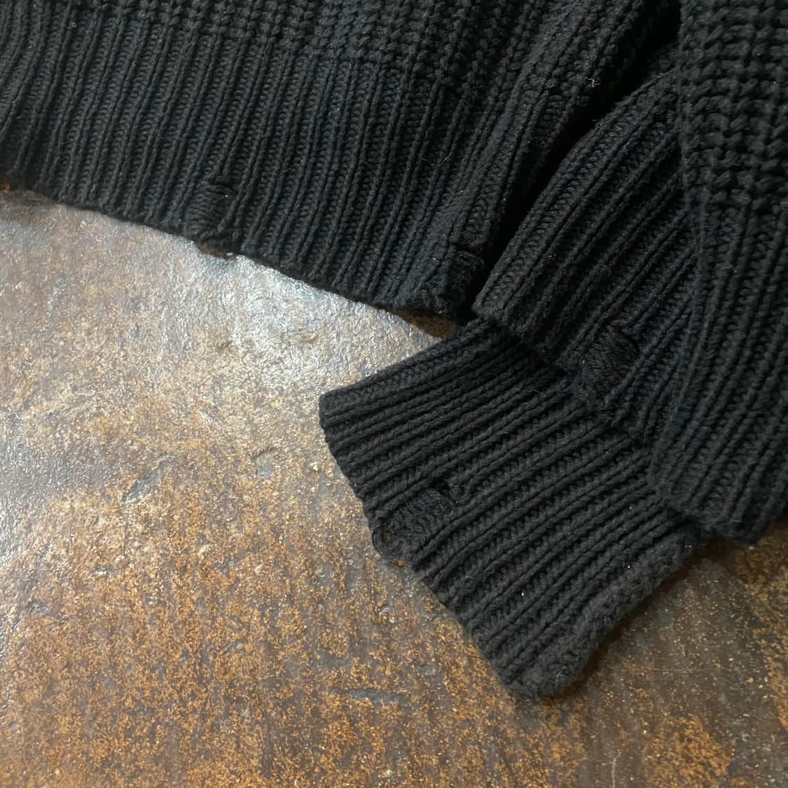 (M) YSTRDY'S TMRRW 데미지 니트 상품이미지5