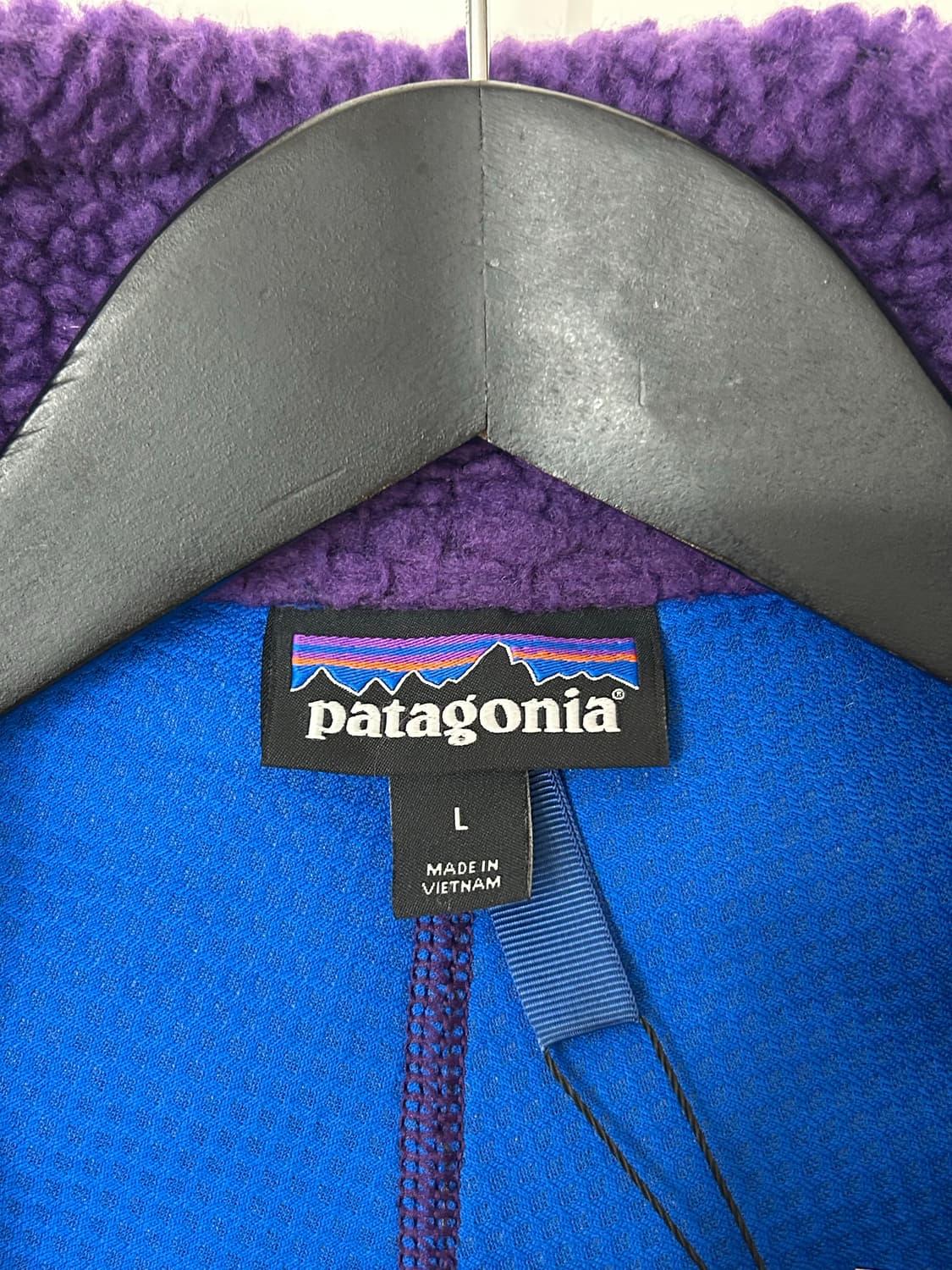 Patagonia 파타고니아 레트로 퍼플/블루 플리스 자켓 상품이미지7