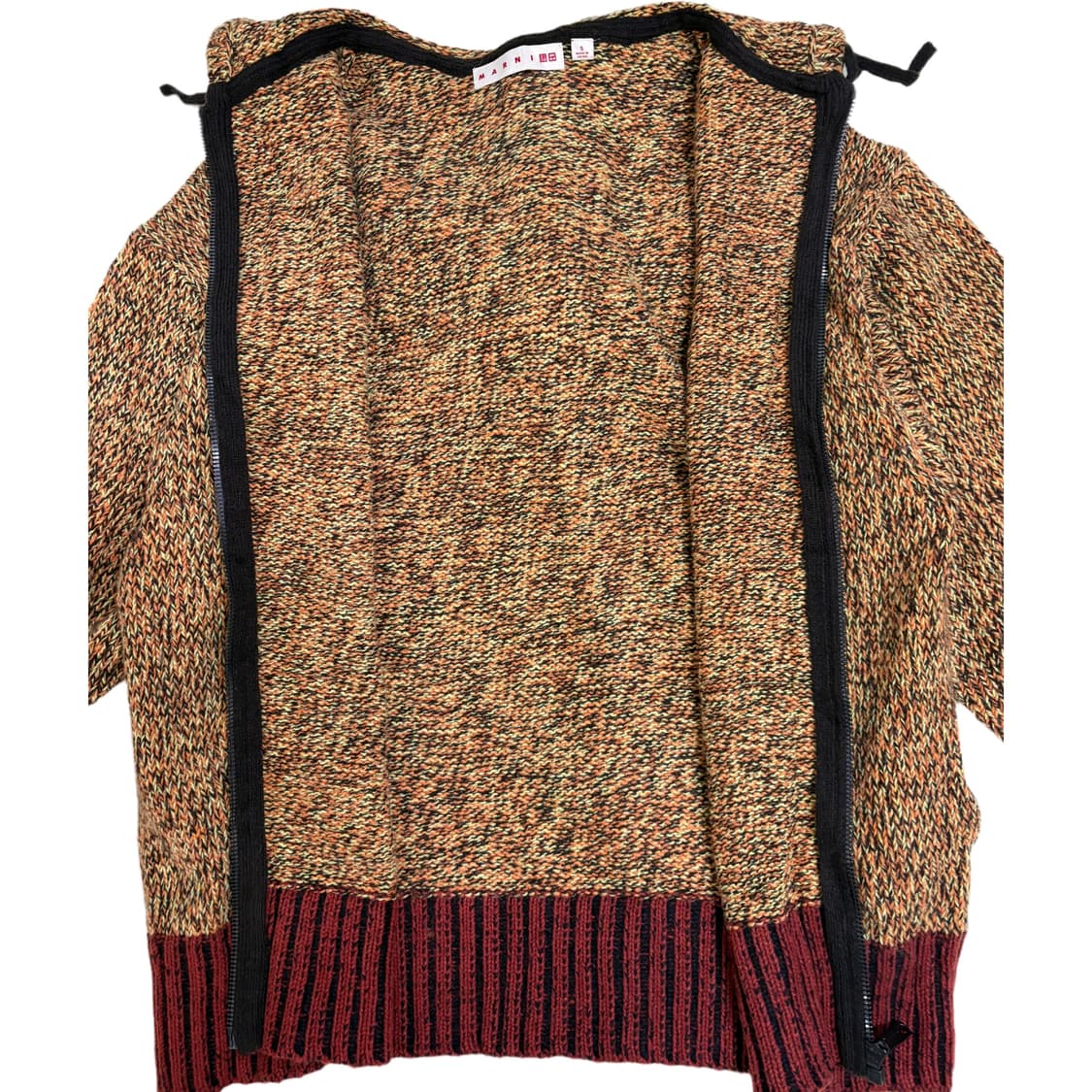 빈티지 마르니유니클로 후드 니트 집업 가디건 상품이미지4