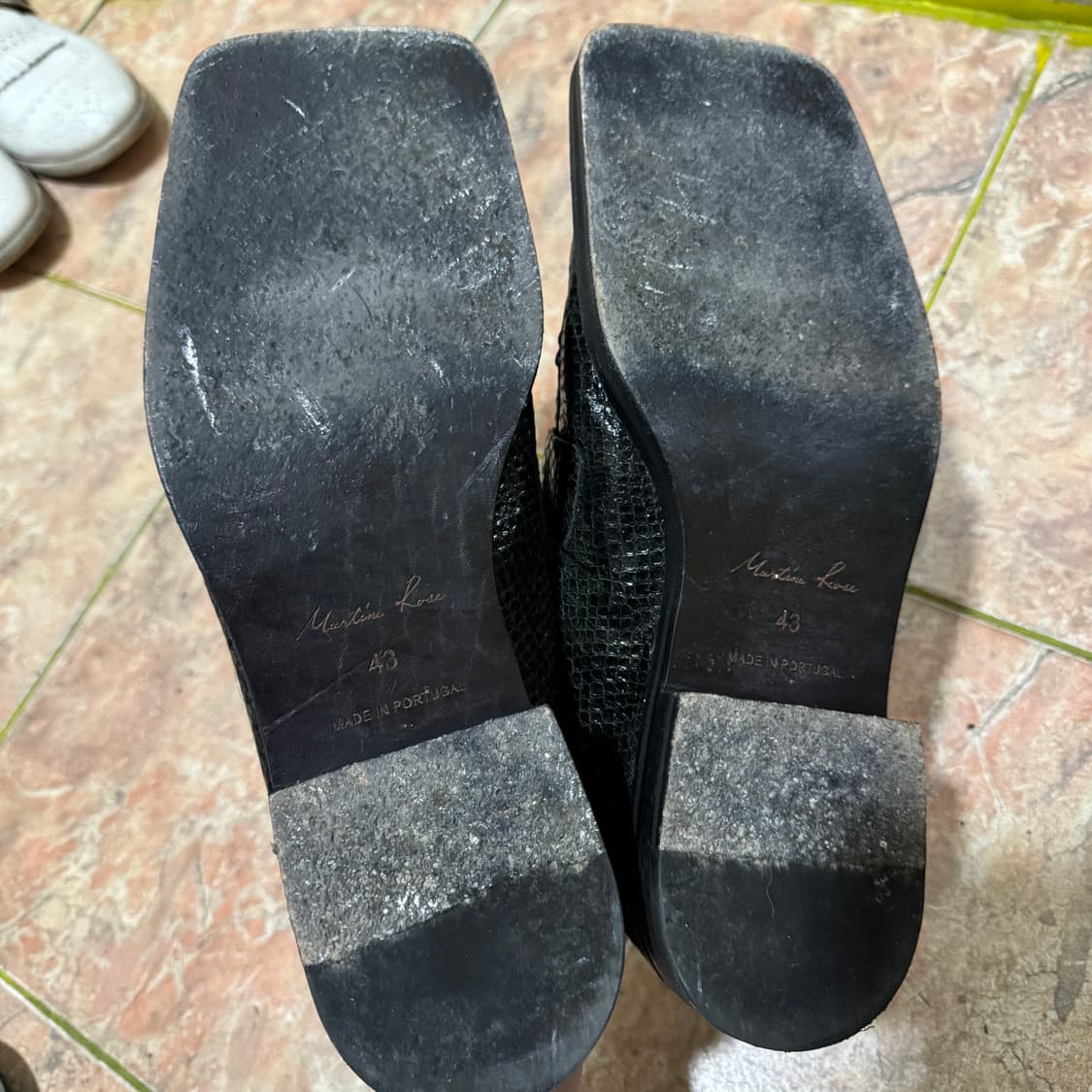 마틴로즈 뱀피 슬라이드 상품이미지3