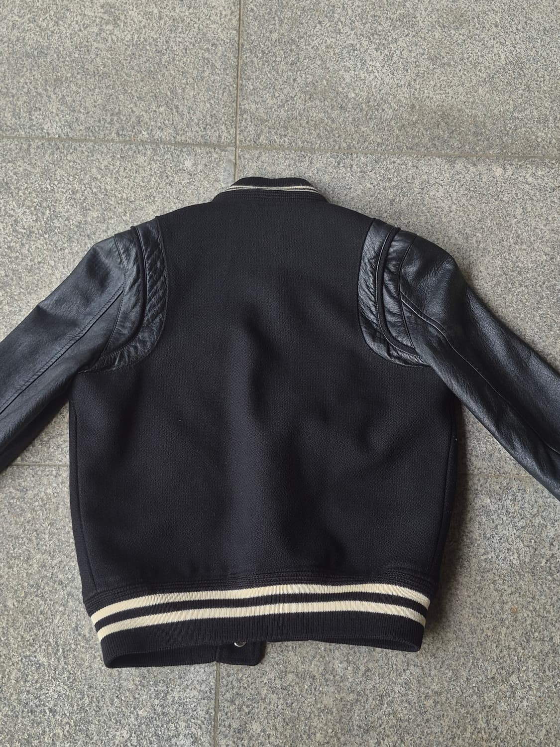 생로랑 15fw 에디 올검 레더암 테디 자켓 상품이미지2