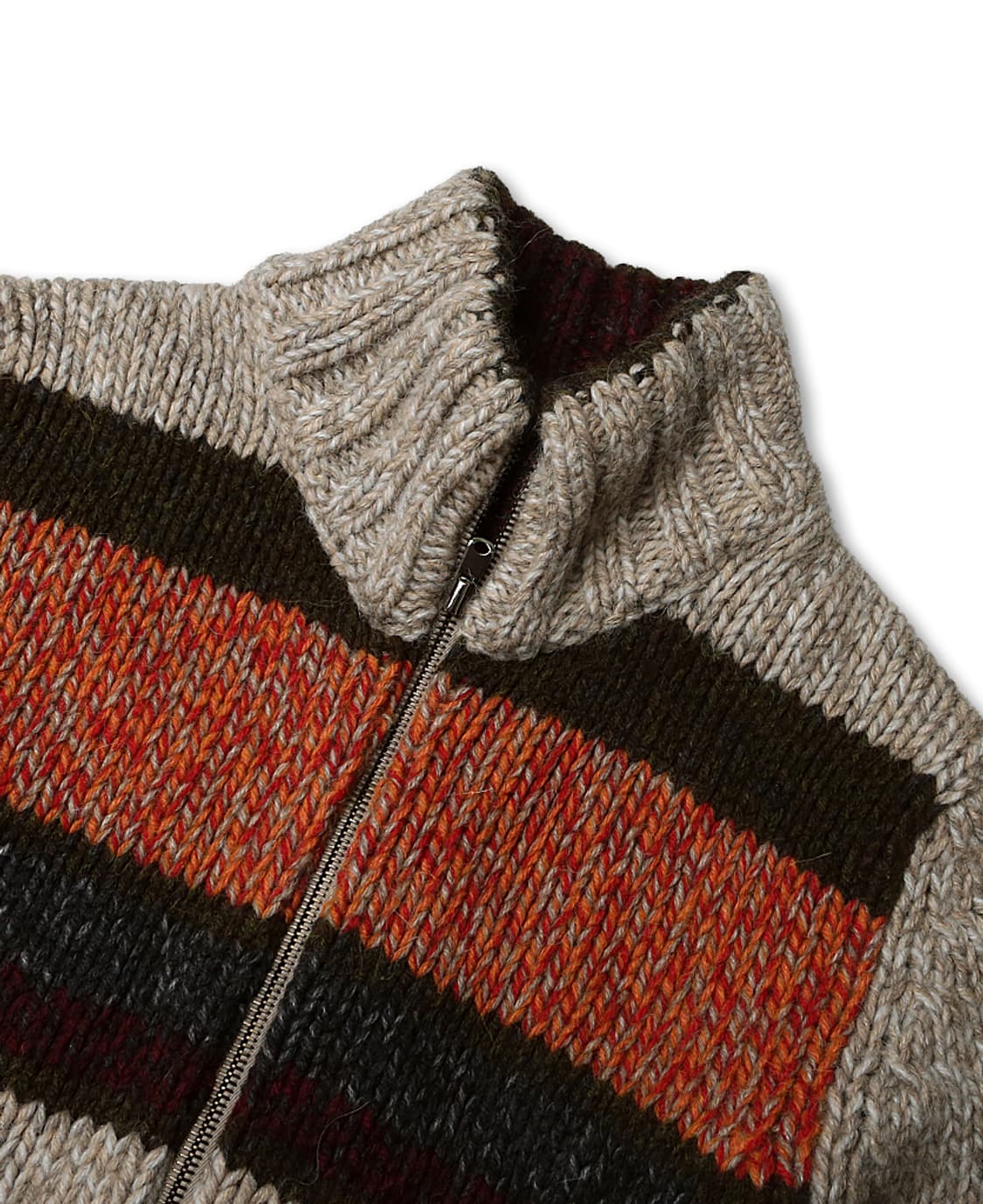 로베르토 콜리나 [Roberto Collina] 울 알파카 짚업 가디건 상품이미지2