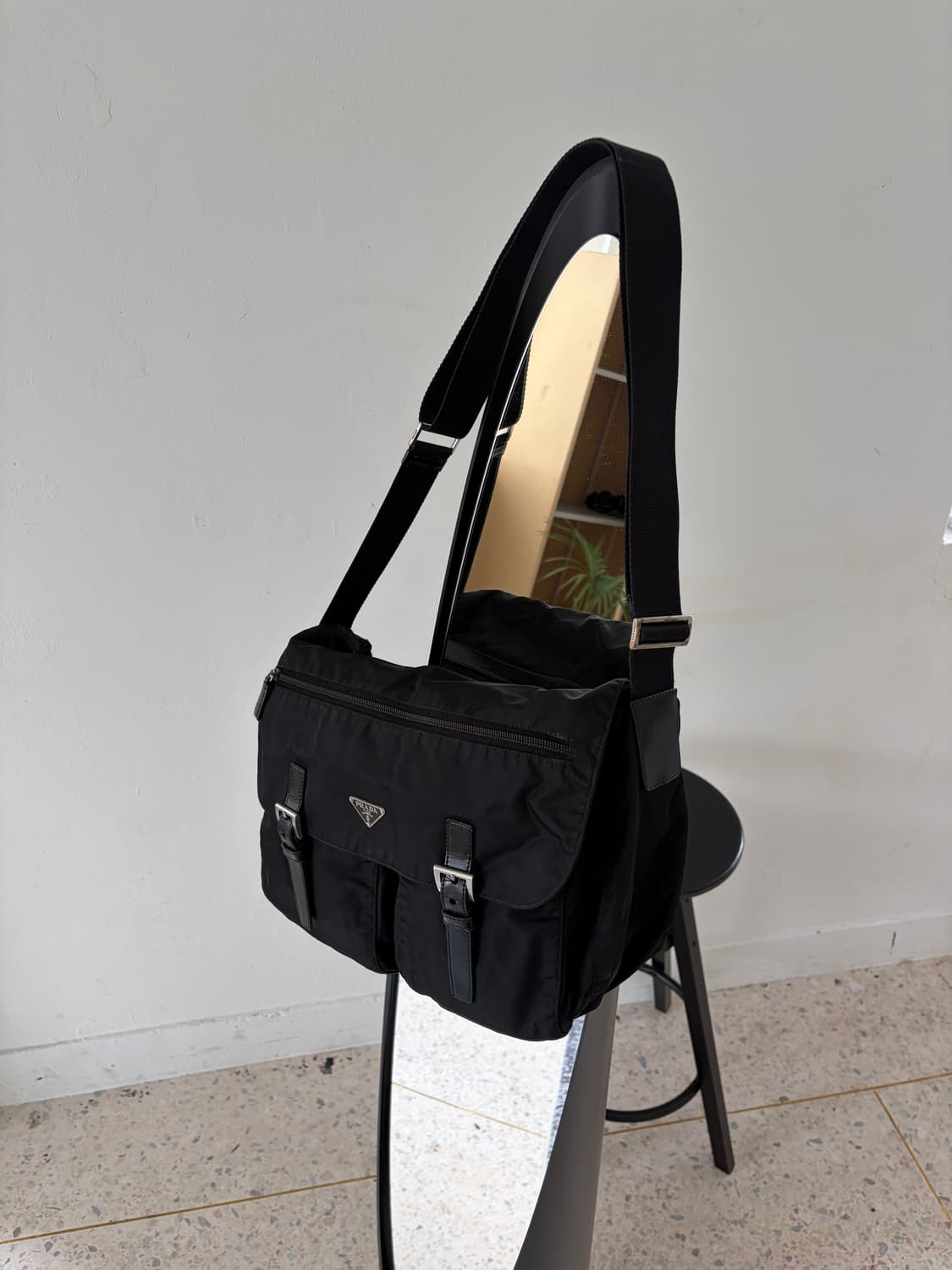 프라다 포코노 나일론 투포켓 크로스백 메신저백 상품이미지1