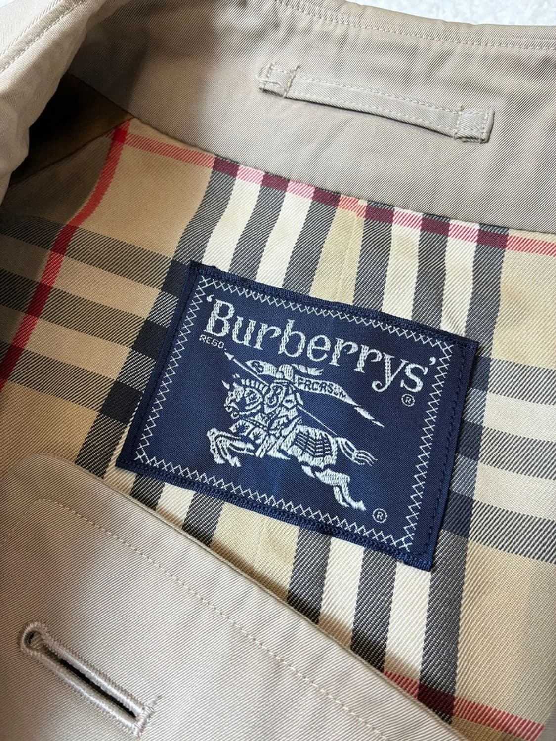 버버리 90's 재팬 더블 브레스티드 트렌치 코트 PN6457 상품이미지8