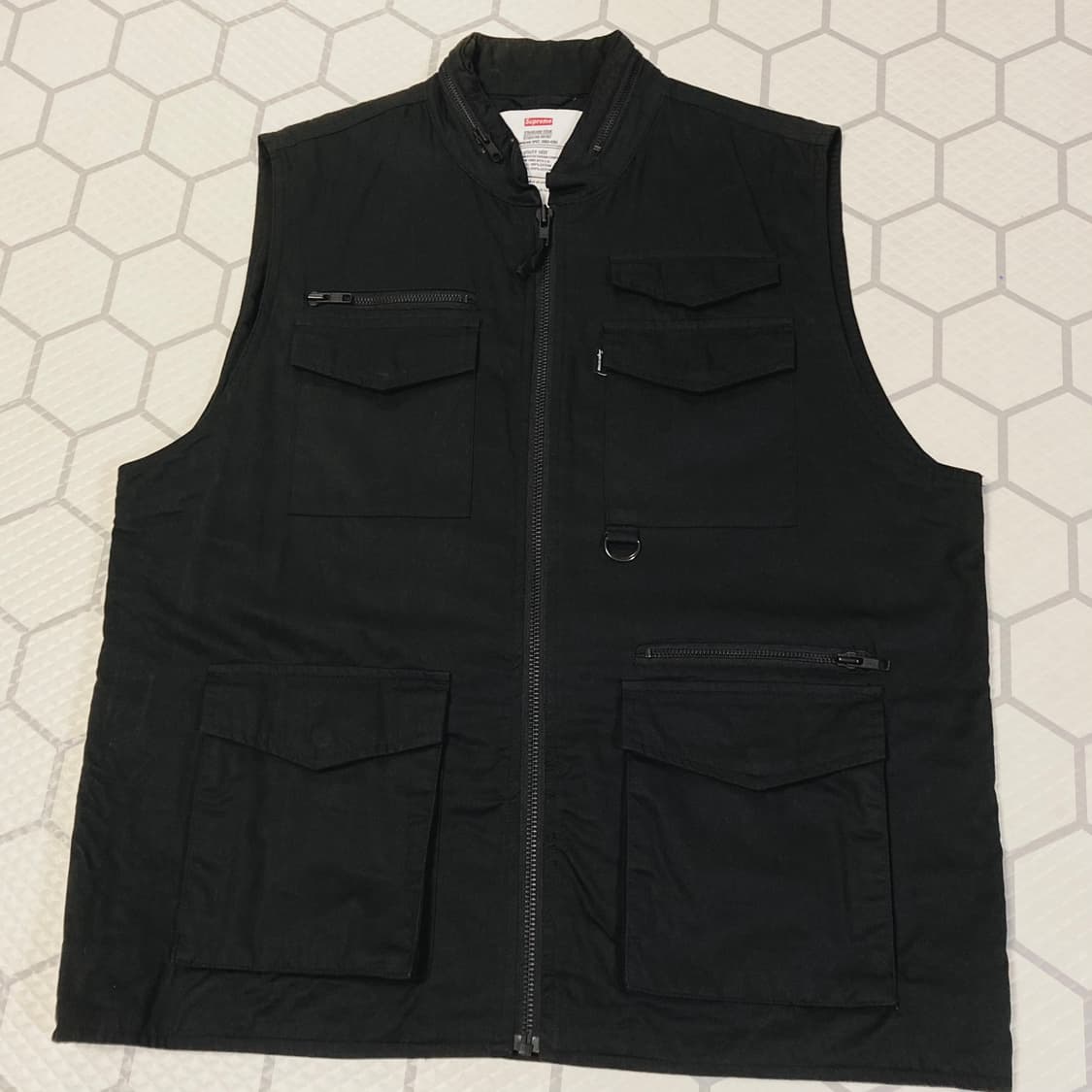 (L) 슈프림 00s 유틸리티 카고 베스트 블랙 상품이미지1