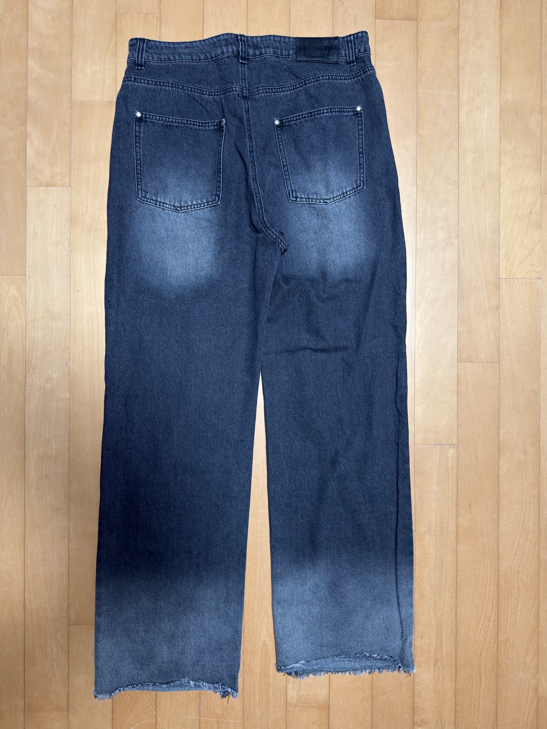 그런지 디스트로이드 워시드 데님 팬츠 상품이미지2