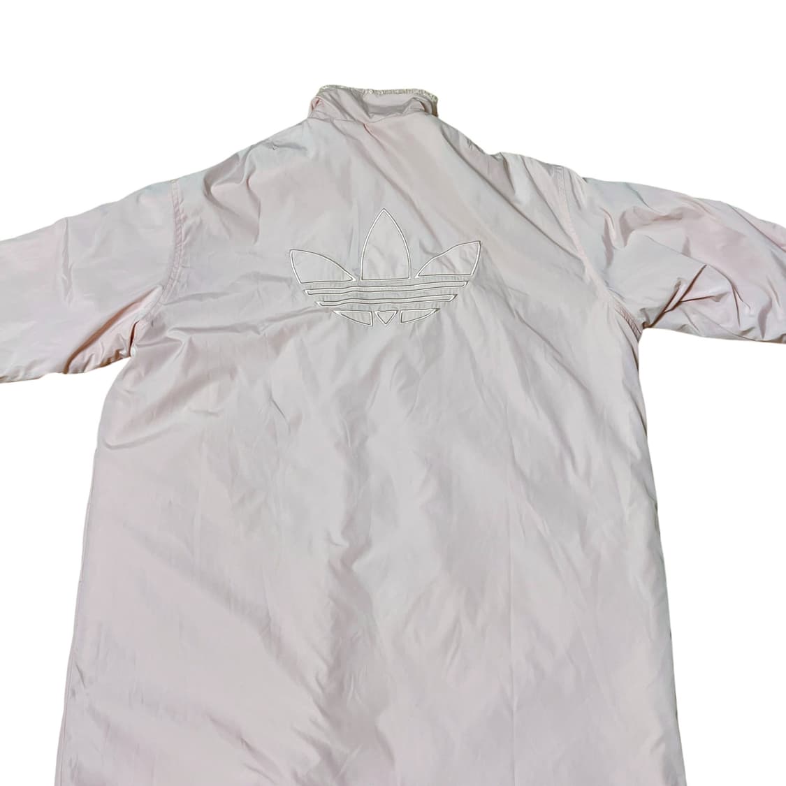 리버시블 아디다스 롱 쉐르파 플리스 코트 핑크 XL 상품이미지7