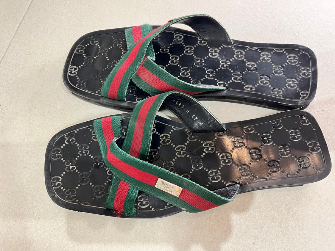 구찌 삼선 슬리퍼 상품이미지4