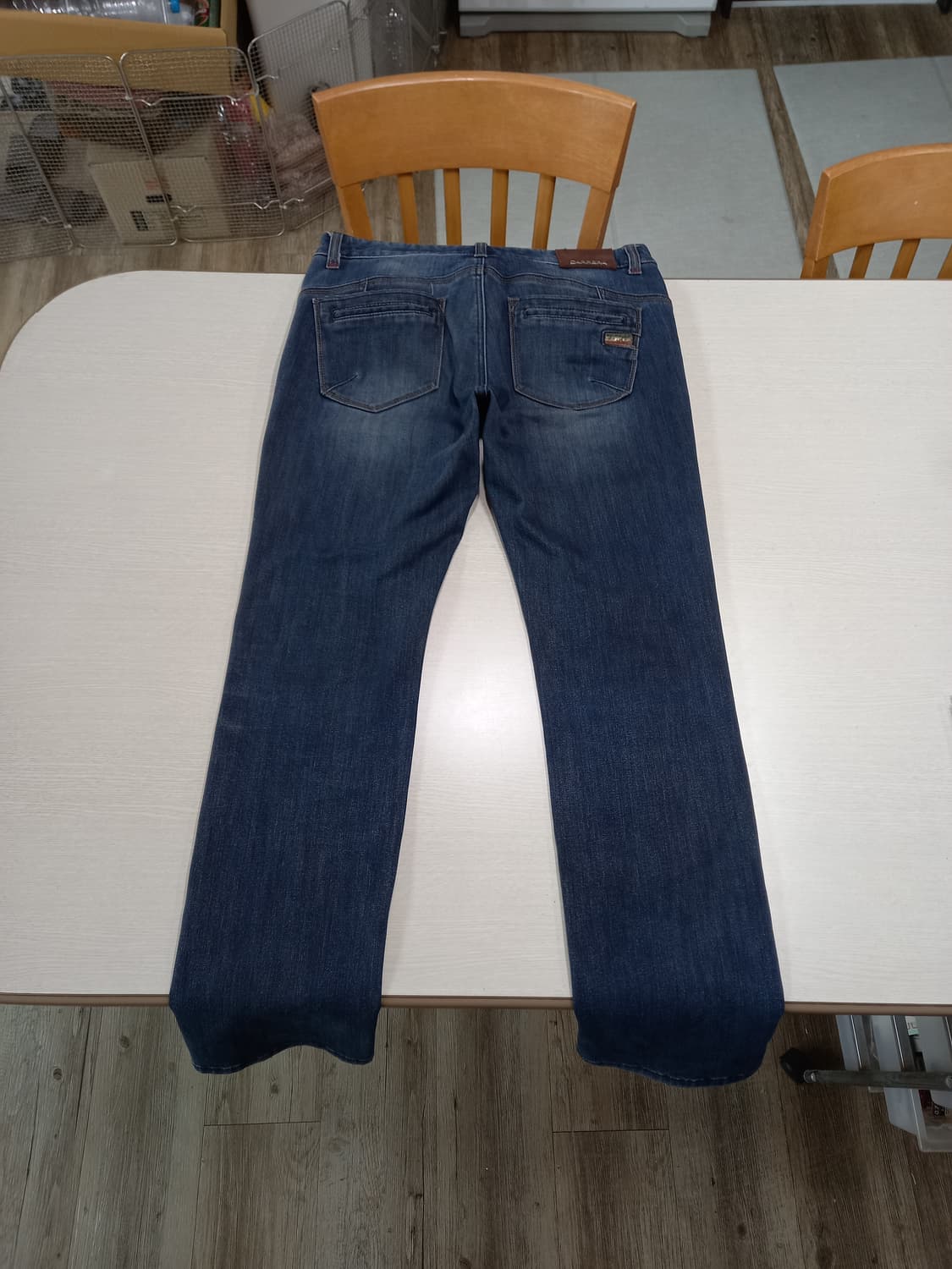 34 CARRERA 약기모 워싱 스판 슬림일자진 진청 34-585 상품이미지2