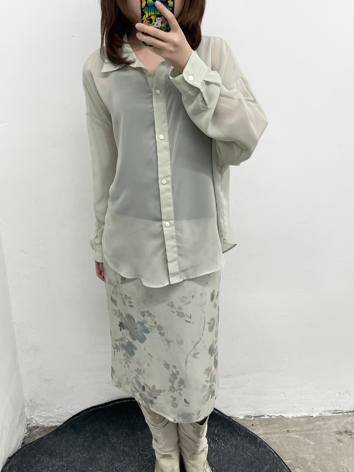 막스마라 페어리 실크 스커트 상품이미지5