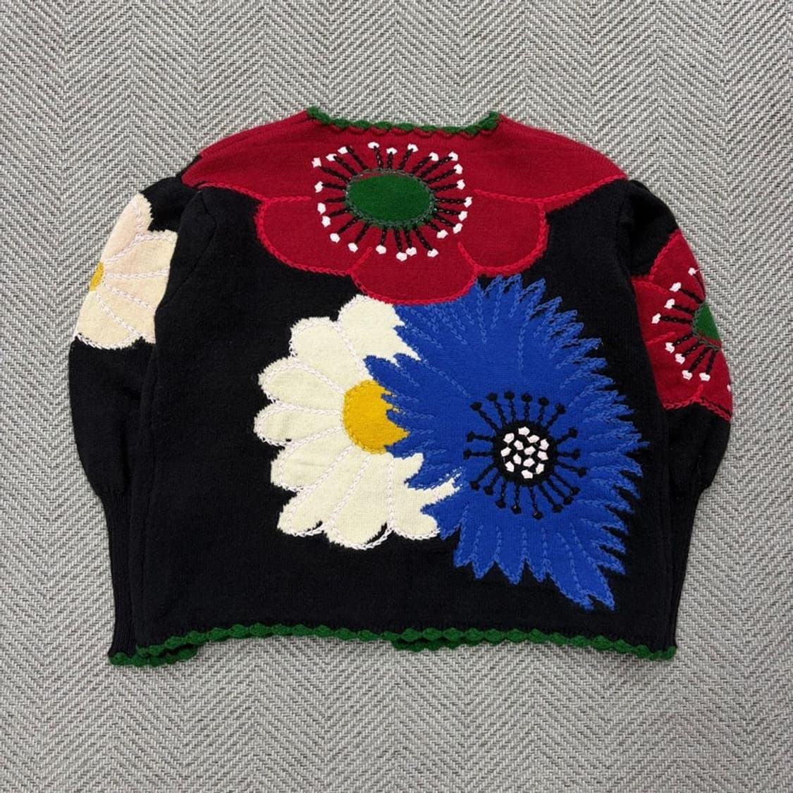 플라워 니트 가디건 v2361 상품이미지5