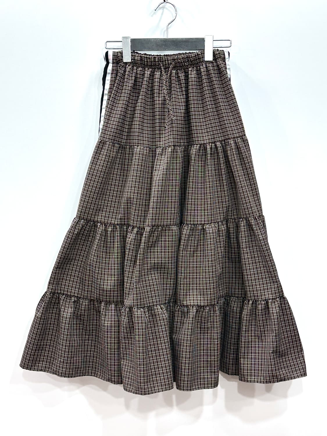 나오미 체크 캉캉 커스텀 스커트 상품이미지5