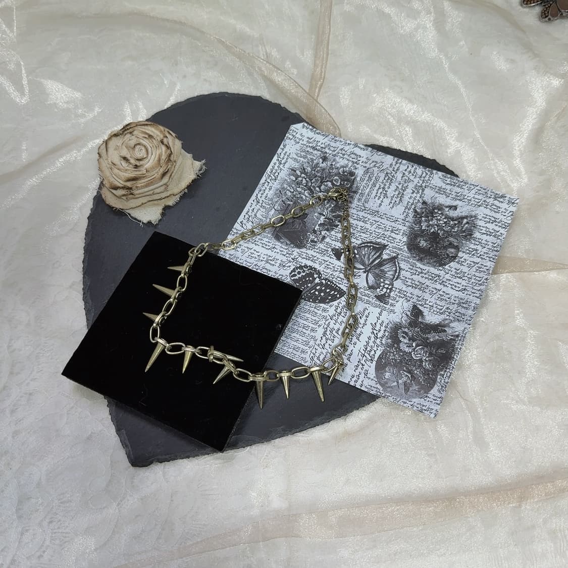 빈티지 고딕 리벳 목걸이 상품이미지2