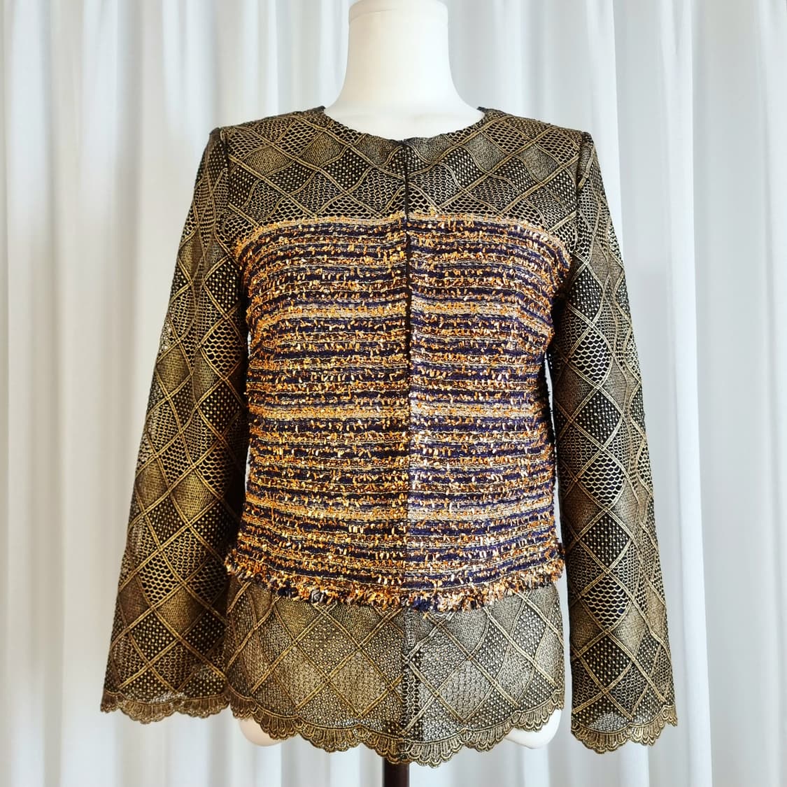 센죤 St.John 센존 금사 쓰리피스 셋업 (55)새상품/구매200중반 상품이미지6