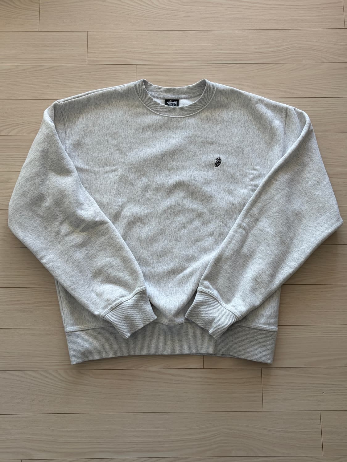 stussy 스투시 스웻셔츠 멜란지 그레이 L (100-105) 상품이미지1