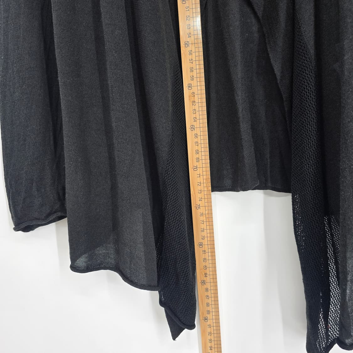 캘빈클라인 y2k 레이어드 블랙 롱 가디건 상품이미지8