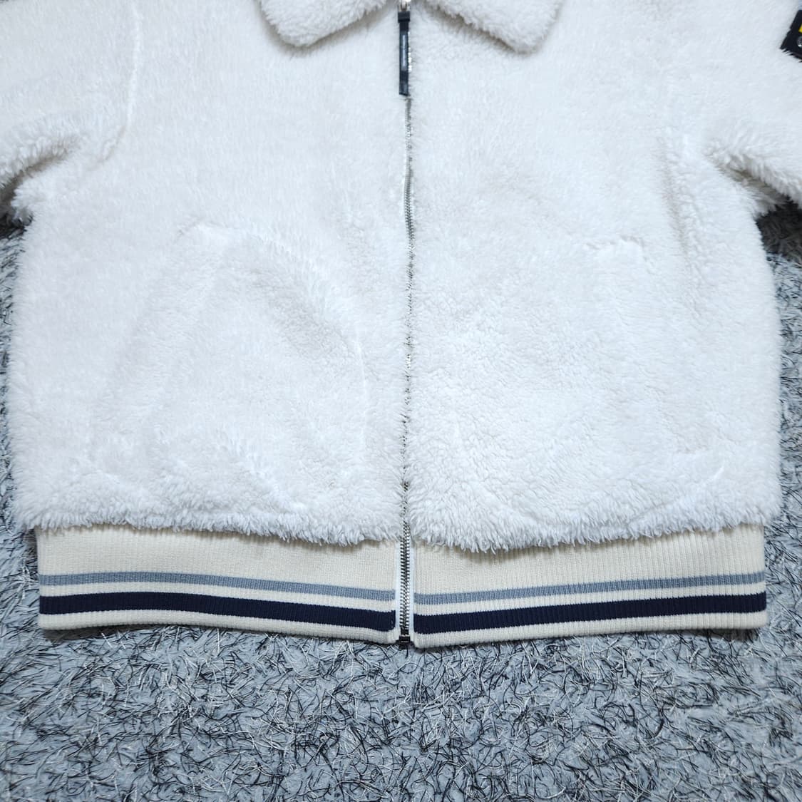 내셔널지오그래픽) S 여자 플리스 뽀글이 숏집업 / 왕눈이샵 상품이미지5