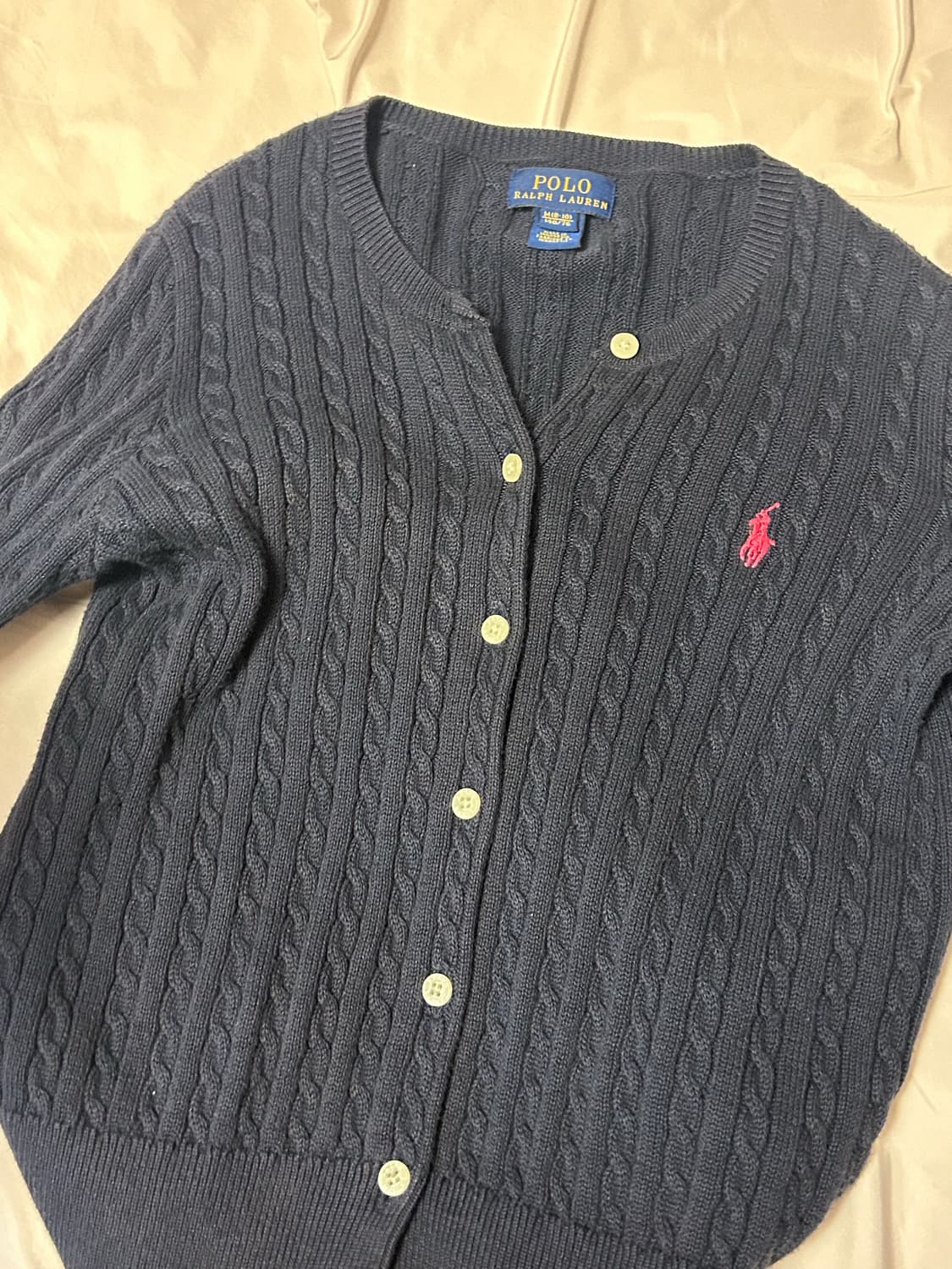 폴로가디건 네이비+빨강포니!! 상품이미지3