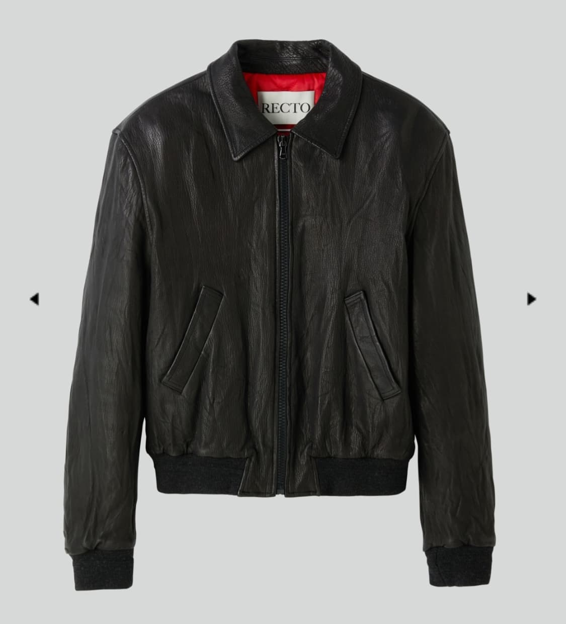 [S] 렉토 25fw 벤 크링클 레더 판매 상품이미지2