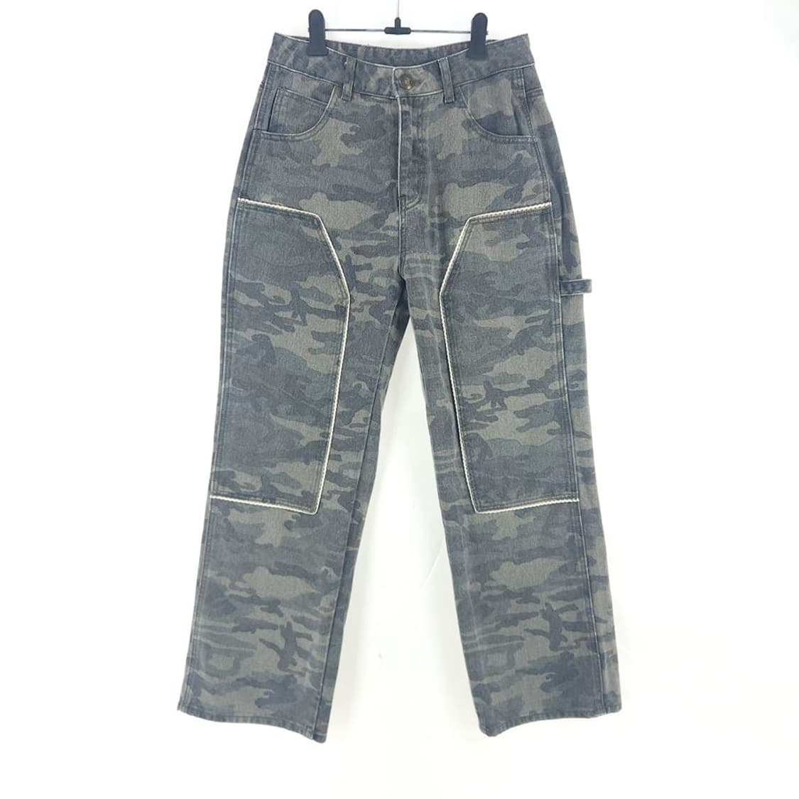 [여S]스컬터 카모 와이드 데님 팬츠[Y5C-203] 상품이미지1